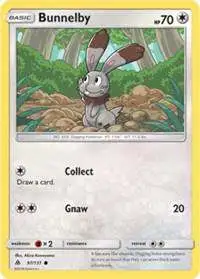 Pokemon Trading Card Game Sun & Moon Forbidden Light Common Bunnelby #97