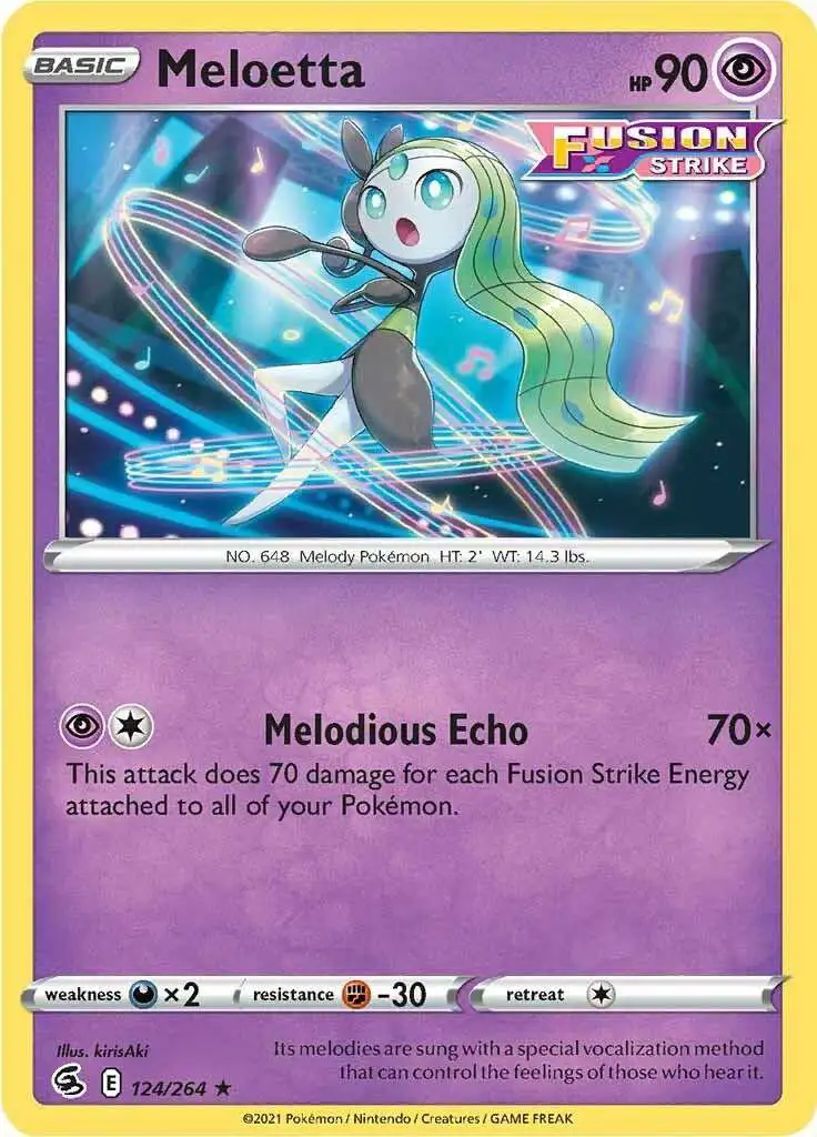  TCG: Mythical Pokemon Meloetta Collection : Toys & Games