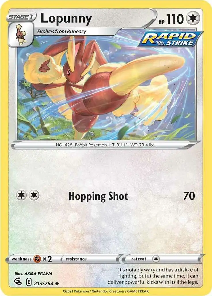Pokemon Trading Card Game Sword Shield Fusion Strike Single Card