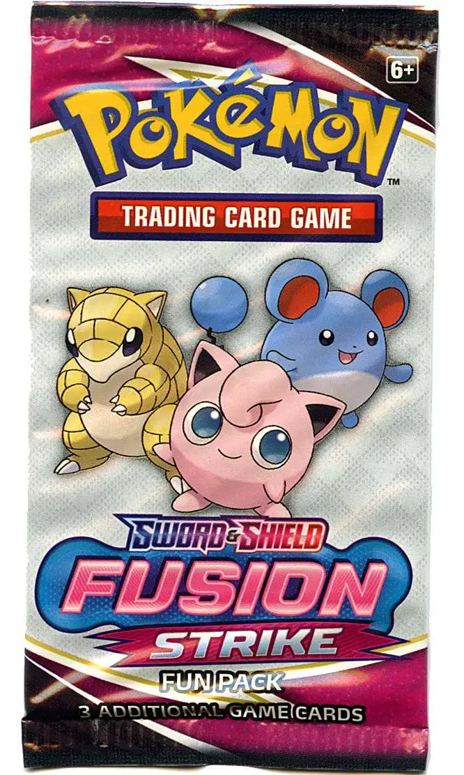 Pokemon Sword Shield Fusion Strike Fun Pack 3 Cards Pokemon USA