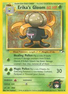 Pokemon Trading Card Game Gym Heroes Uncommon Erika's Gloom #45 [Lightly Played]