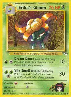 Pokemon Trading Card Game Gym Heroes Uncommon Erika's Gloom #46 [Lightly Played]