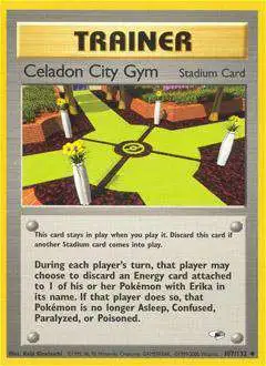 Pokemon Trading Card Game Gym Heroes Uncommon Celadon City Gym #107