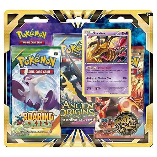 Pokemon TCG XY12 Evolutions Triple Booster Pack With Black Kyurem Foil & Coin