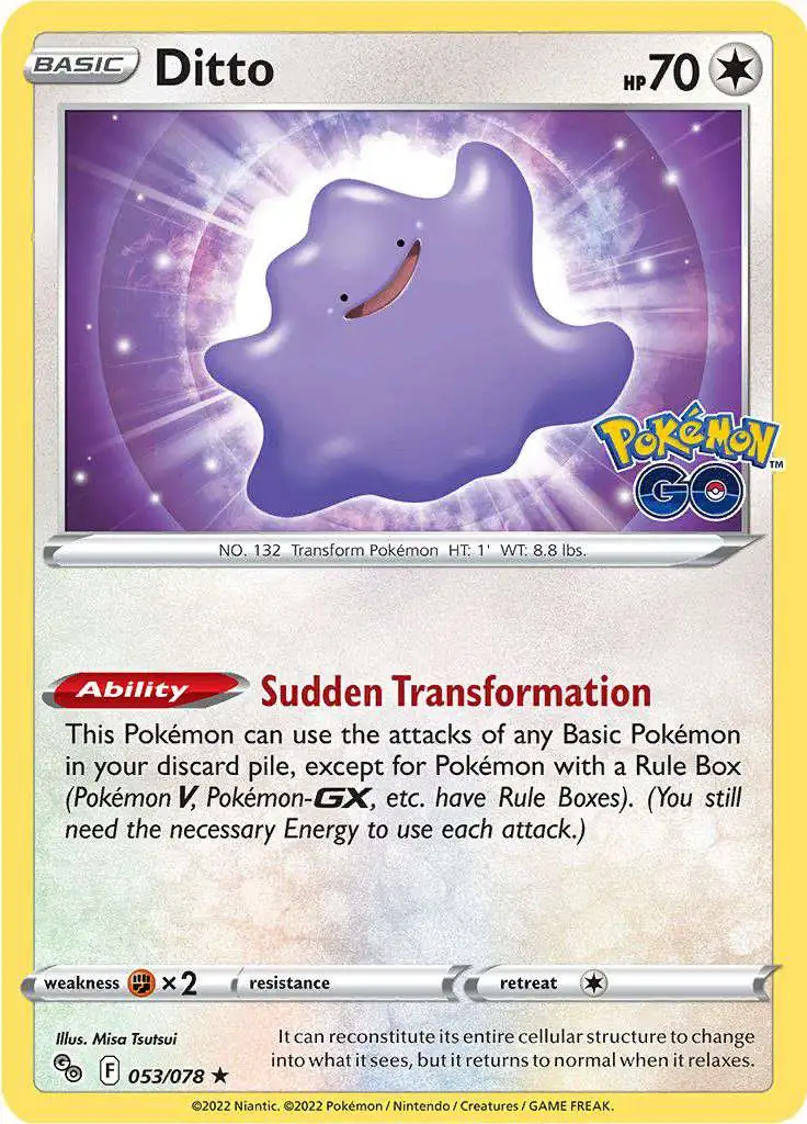 ditto holo 4/112 Values - MAVIN