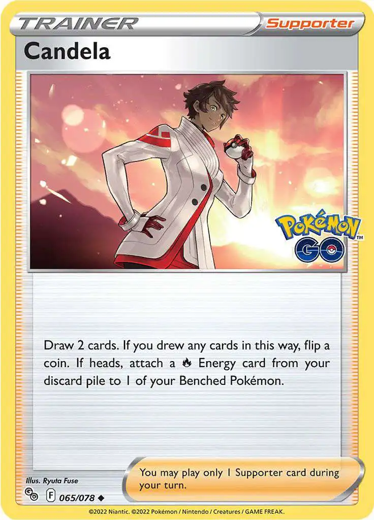 Trading Card Game Pokemon GO Uncommon Candela #65