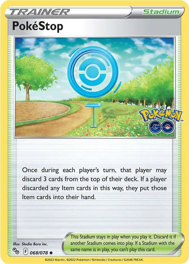 Trading Card Game Pokemon GO Uncommon Poke Stop #68