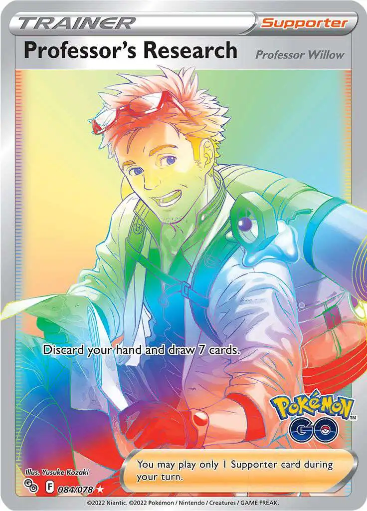 Pokemon Trading Card Game Pokemon GO Single Card Secret Rare Professors
