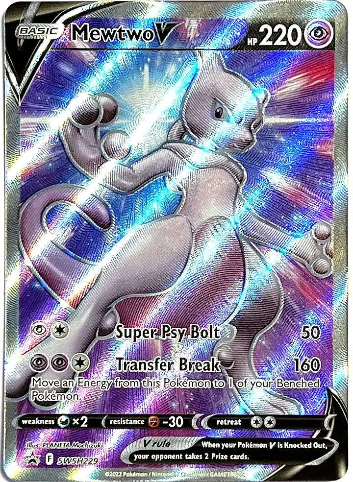 Pokemon Trading Card Game Pokemon GO Single Card Ultra Rare Mewtwo V  SWSH229 - ToyWiz