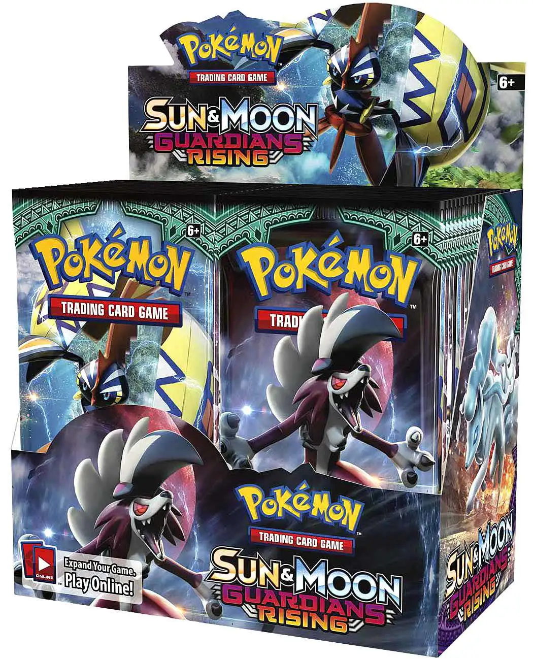 kook een maaltijd teller Trillen Pokemon Trading Card Game Sun Moon Guardians Rising Booster Box 36 Packs  Pokemon USA - ToyWiz