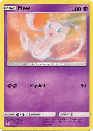 Pokemon Trading Card Game Hidden Fates Rare Mew #32