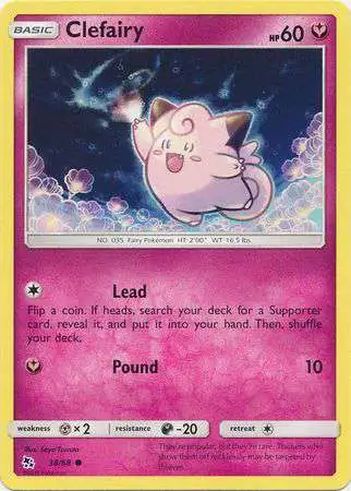 Pokemon Trading Card Game Hidden Fates Common Clefairy #38