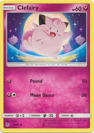 Pokemon Trading Card Game Hidden Fates Common Clefairy #39