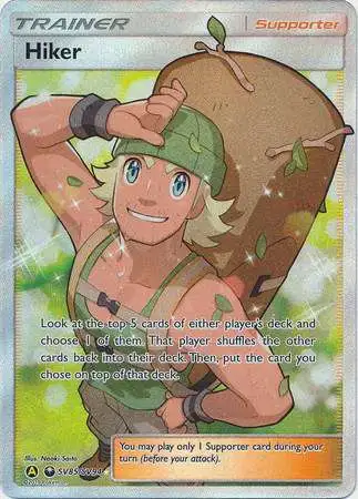 Pokemon Trading Card Game Hidden Fates Ultra Rare Hiker SV85