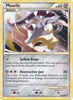 Pokemon HeartGold & Soulsilver Undaunted Common Mawile #56
