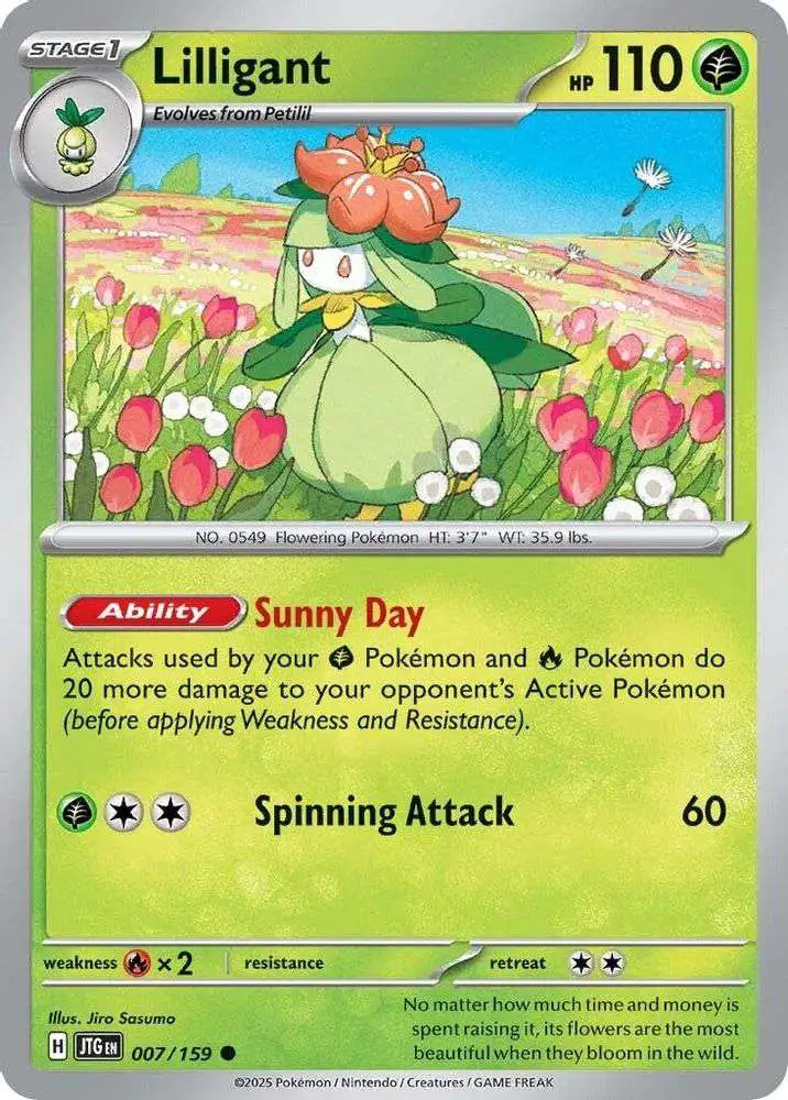 Pokemon Trading Card Game Journey Together Common Lilligant #7