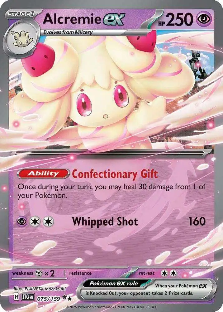 Pokemon Trading Card Game Journey Together Double Rare Alcremie ex #75