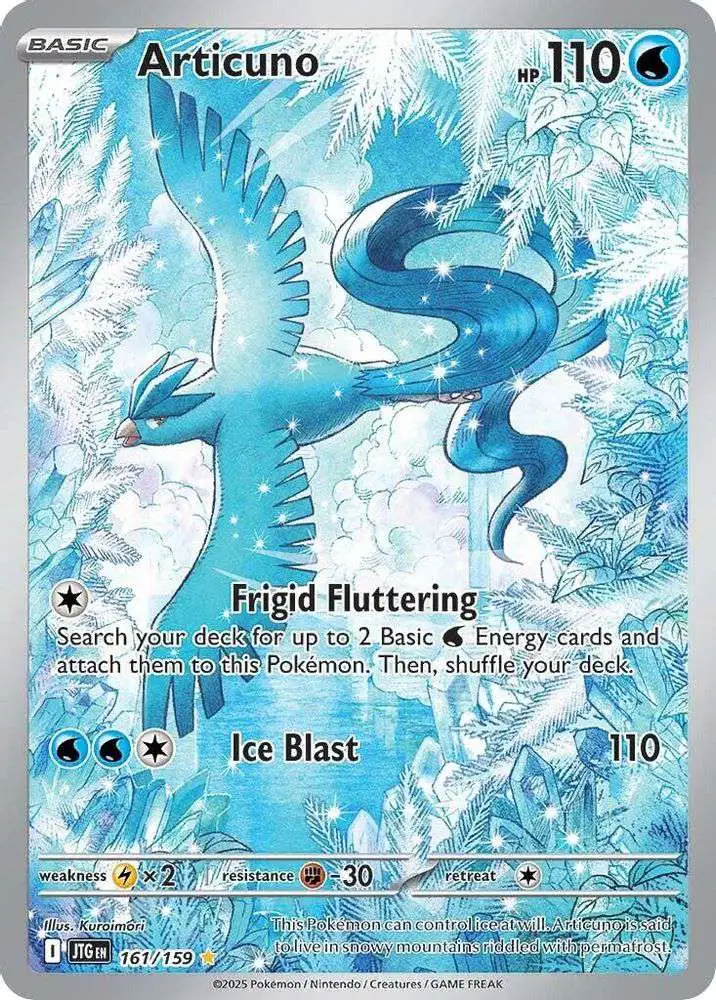 Pokemon Trading Card Game Journey Together Illustration Rare Articuno #161