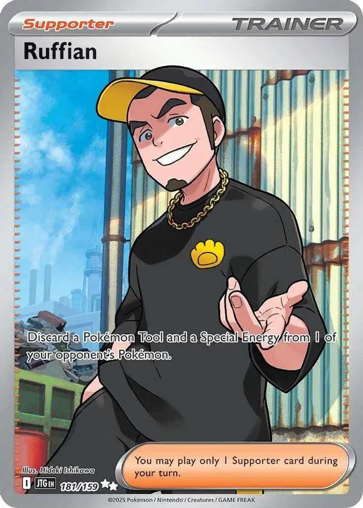 Pokemon Trading Card Game Journey Together Ultra Rare Ruffian #181