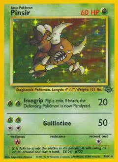 Pokemon Jungle Holo Rare Pinsir #9