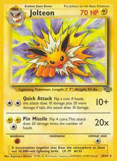 Pokemon Jungle Rare Jolteon #20 [Near Mint / Lightly Played]