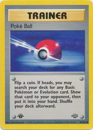 Pokemon Jungle Common Poke Ball #64 [1st Edition] [Lightly Played]
