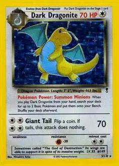Pokemon Legendary Collection Holo Rare Dark Dragonite #5 [Lightly Played]