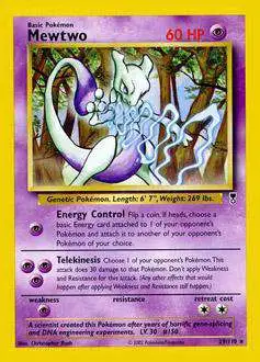 Pokemon Legendary Collection Rare Mewtwo #29 [Lightly Played]