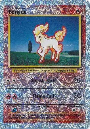 Pokemon Legendary Collection Reverse Holo Ponyta #87 [Damaged]