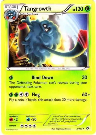 Pokemon Black & White Legendary Treasures Rare Tangrowth #2