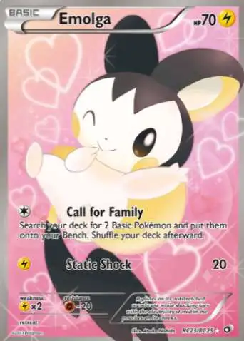 Pokemon Black & White Legendary Treasures Radiant Collection Ultra Rare Emolga RC23 [Lightly Played]