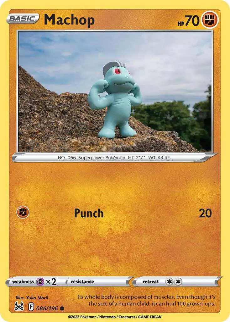 Pokemon Trading Card Game Lost Origin Common Machop #86