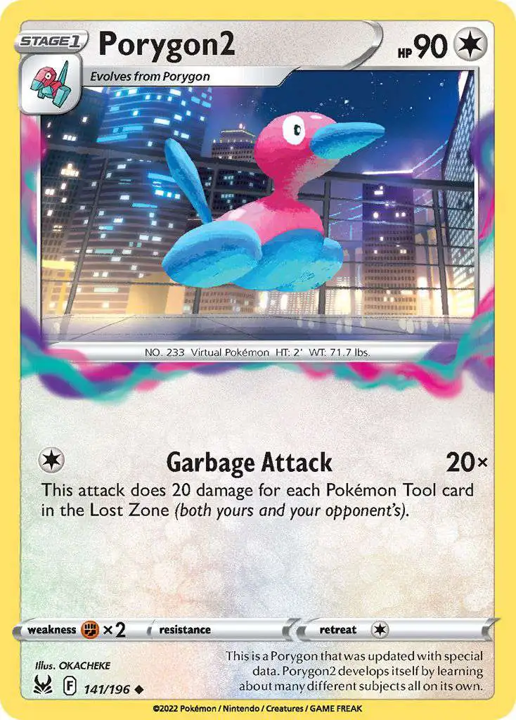 Pokemon Trading Card Game Lost Origin Common Porygon2 #141