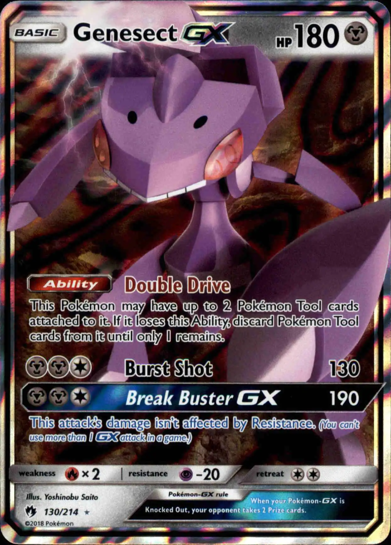 Card Pokemon Genesect Gx