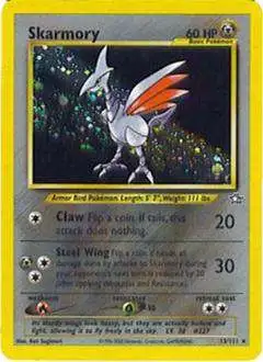 Pokemon Neo Genesis Holo Rare Skarmory #13 [First Edition - LP] [Lightly Played]