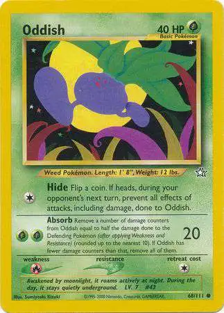 Pokemon Neo Genesis Common Oddish #68