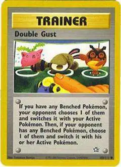 Pokemon Neo Genesis Common Double Gust #100