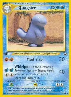 Pokemon Neo Revelation Common Quagsire #48 [1st Edition] [Lightly Played]