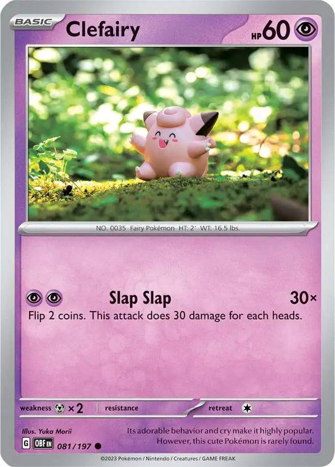 【ポケモンカード 英語】ピッピ　Clefairy　1ED　シャドーレス　PE1 ピッピ 英語版 エラー Clefairy Black Dot Error - メルカリ