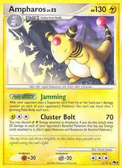 Pokemon Trading Card Game Organized Play Series 7 Rare Ampharos #1