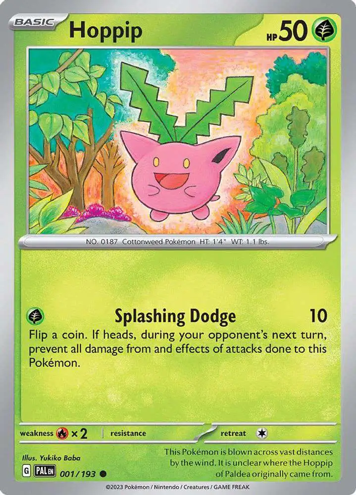 Pokemon Trading Card Game Paldea Evolved Common Hoppip #1