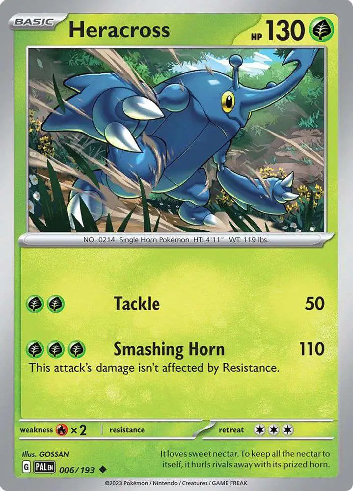 Pokemon Trading Card Game Paldea Evolved Uncommon Heracross #6