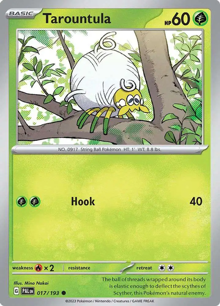 Pokemon Trading Card Game Paldea Evolved Common Tarountula #17
