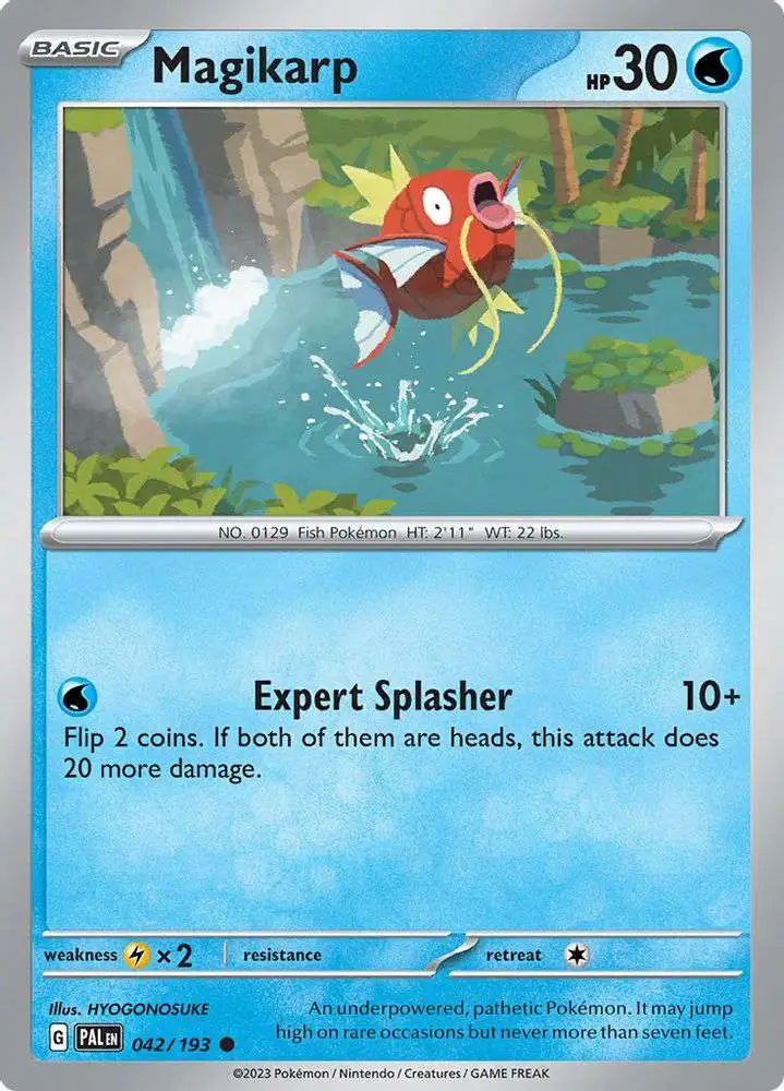 Pokemon Trading Card Game Paldea Evolved Common Magikarp #42