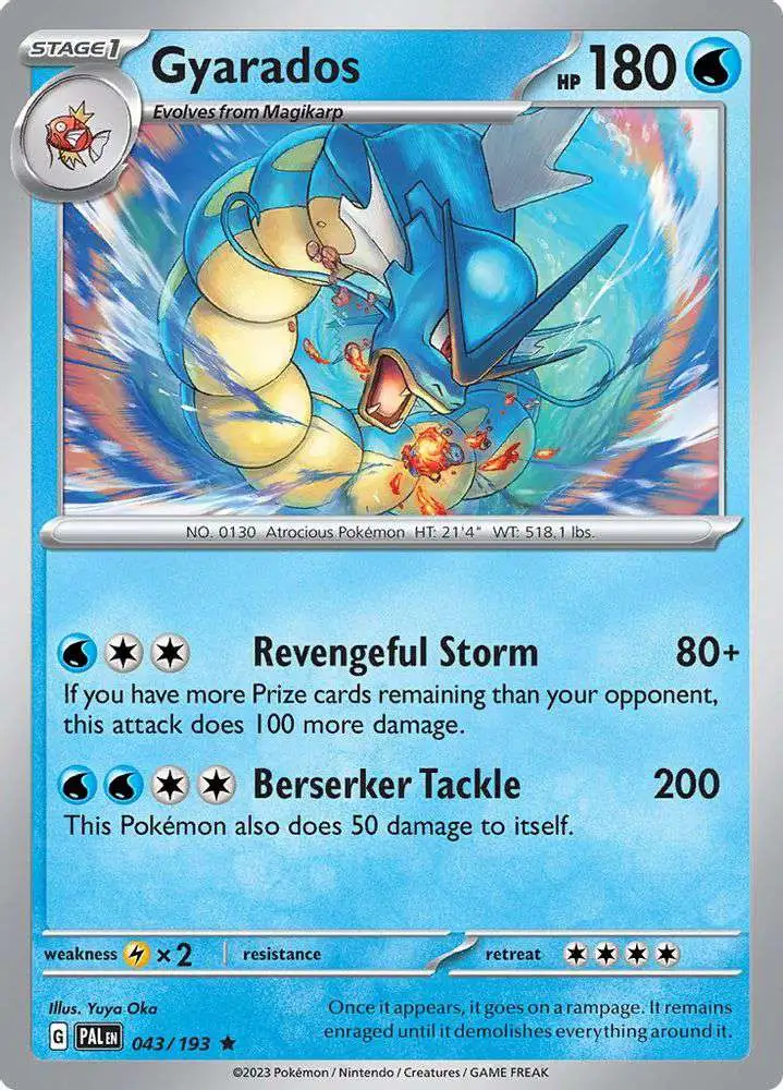 Pokemon Trading Card Game Paldea Evolved Rare Gyarados #43