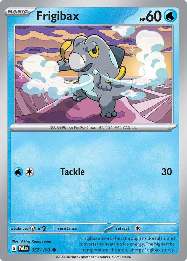 Pokemon Trading Card Game Paldea Evolved Common Frigibax #57