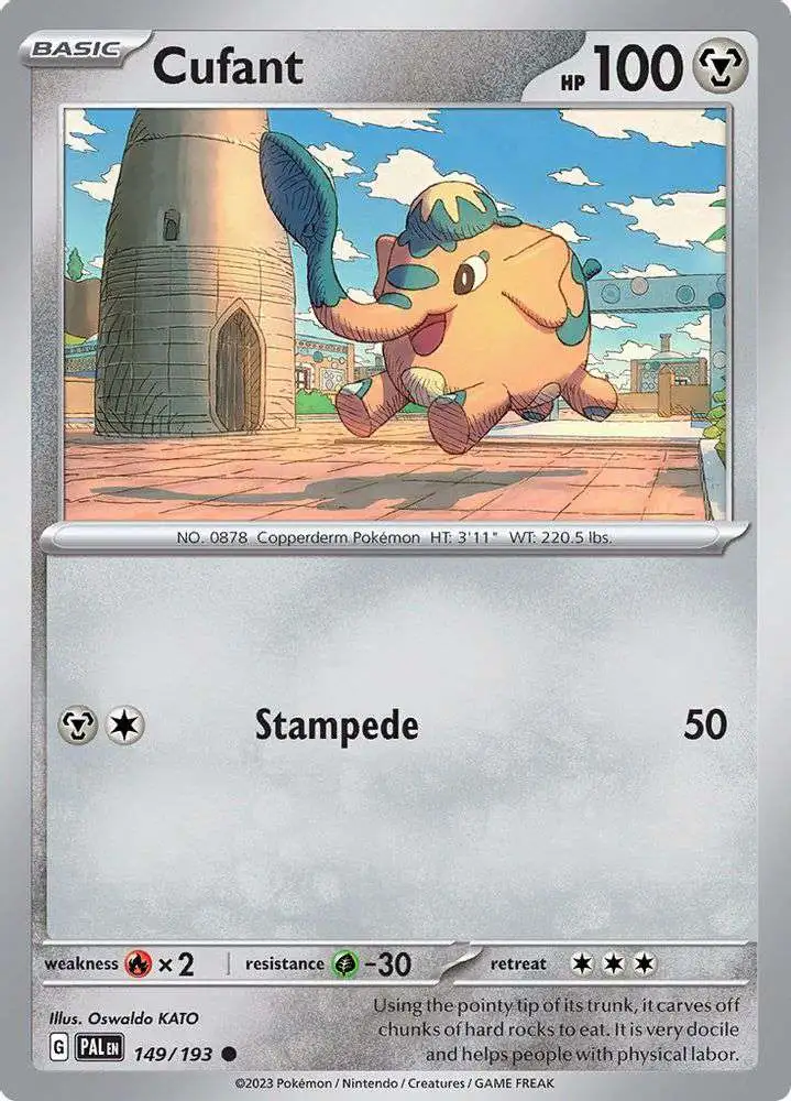 Pokemon Trading Card Game Paldea Evolved Common Cufant #149