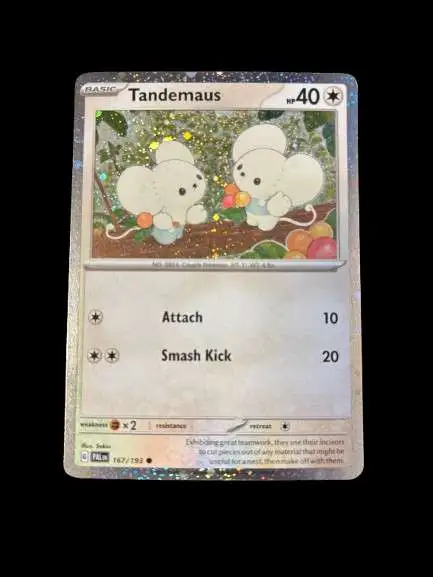 Pokemon Trading Card Game Paldea Evolved Promo Tandemaus #167 [Cosmos Foil, Cosmos Holo]