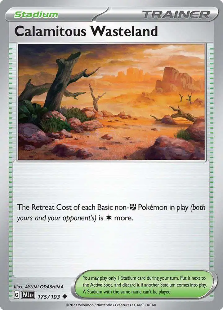 Pokemon Trading Card Game Paldea Evolved Uncommon Calamitous Wasteland #175