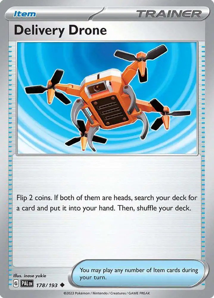 Pokemon Trading Card Game Paldea Evolved Uncommon Delivery Drone #178